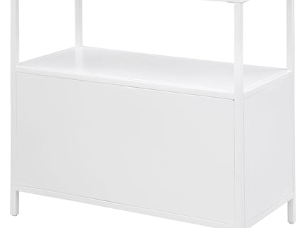 Kenneth - 2 Door Radio Weave Accent Cabinet - White