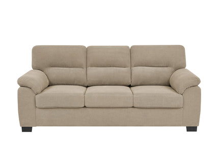 3 Seater Sofa With Padded Armrests And Triangular Leg