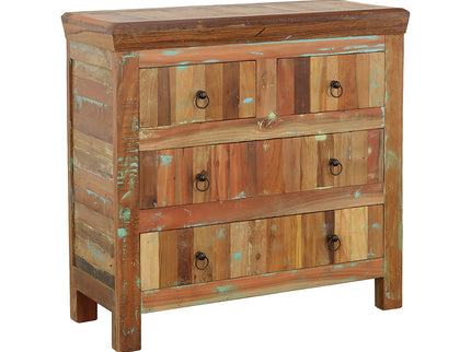 Lynden - 4 Drawer Accent Cabinet With Ring Pulls - Wood