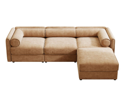 Contemporary Elegant Sofa With Storage And Ottoman
