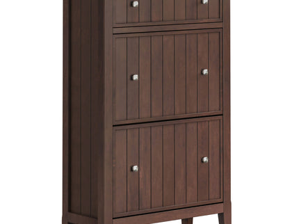Acadian - Entryway Shoe Storage Cabinet - Brown
