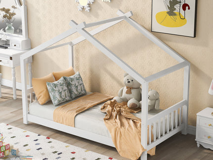 House Platform Bed With Headboard And Footboard, Roof Design