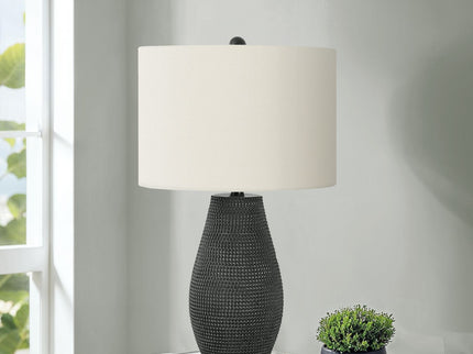 Lighting, Table Lamp, Resin, Contemporary - Black