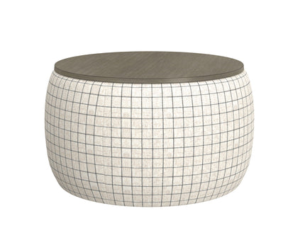 Storage Ottoman - White