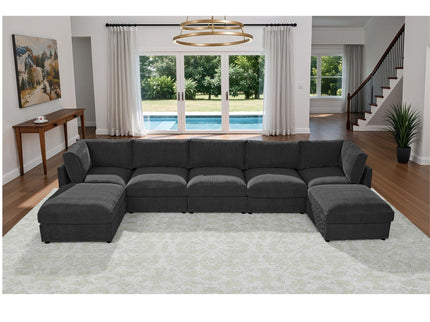 Modern Reversible Modular Sectional