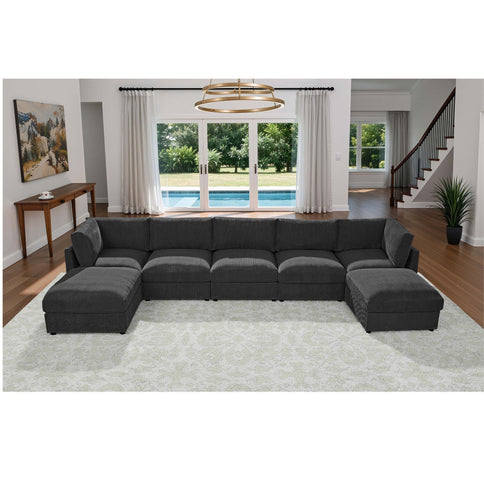Modern Reversible Modular Sectional