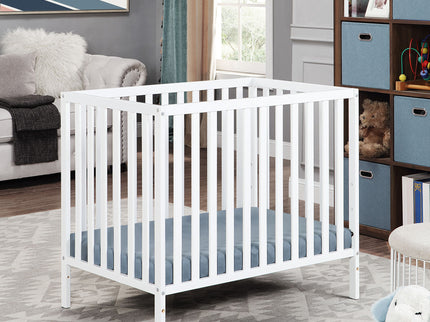 Palmer - 3-in-1 Convertible Mini Crib Baby With Mattress Pad