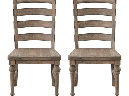 Ladderback Dining Chairs, (Set of 2) - Taupe