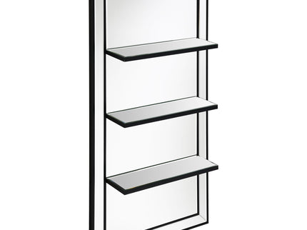 Cardinal - 3 Shelf Wall Mirror - Silver