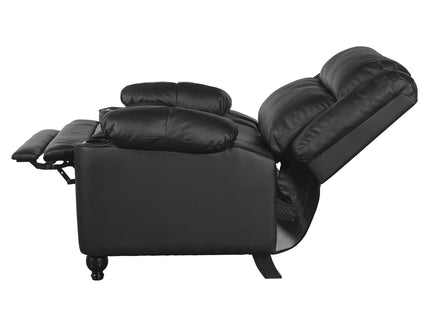 Tufted Design Wide Manual Recliner Chair