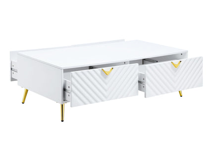 Gaines - High Gloss Coffee Table - White