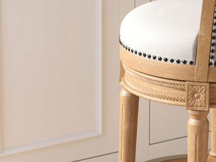 Swivel Barstool With High-Back