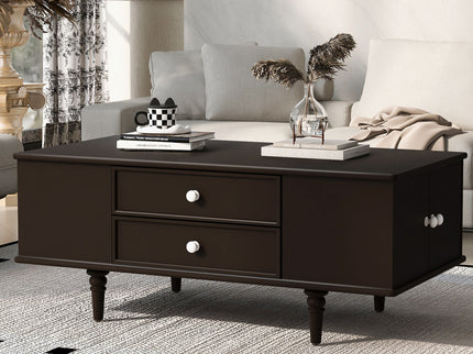 Modern Rectangle Coffee Table With Four Drawers