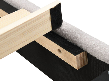 Platform Bed Frame With Tall Headboard And High Footboard
