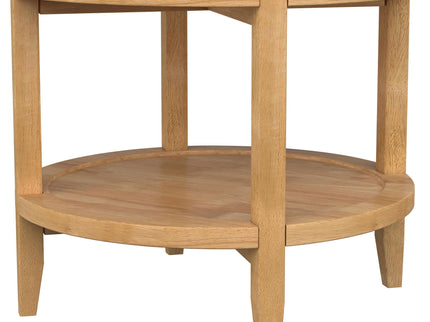 Isbell - Round Table With Storage Shelf