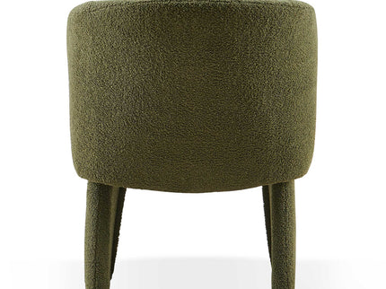 Modern Accent Chair Brown Single Sofa Chair, Upholstered Side Chair Teddy Comfy Chair For Dining Room / Bedroom / Living Room / Reception