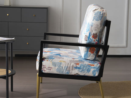 Modern Armchair With Solid Wood Frame