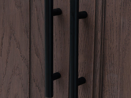 Modern Freestanding Bathroom Vanity With Ceramic Sink, Hot And Cold Faucet, Storage Cabinet & Open Shelf