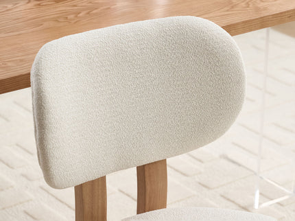 Dining Chairs With Ergonomic Backrest And Adjustable Feet (Set of 2)