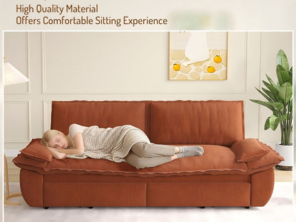 Queen Pull Out Bed, 3 In 1 Convertible Sleeper Sofa