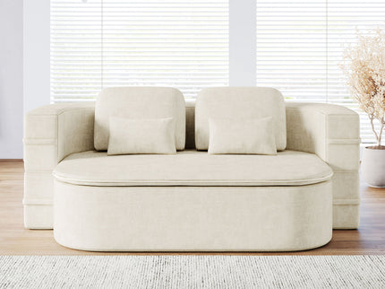 2 In 1 Foldable Sofa Bed With Multi Functional Blanket, Floor Lounge Sofa