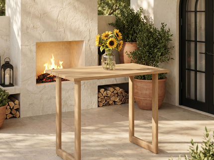 Outdoor Patio Bar Table - Natural