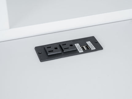 Platform Bed With Multi Storage Headboard, USB And Drawers