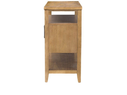 Naomi - 2 Door Storage Console Table With Ample Shelving - Natural
