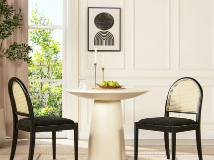 Panama - Curved Cane Side Dining Chair (Set of 2)