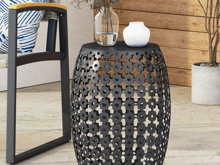 Modern Design, Metal End Table, Large