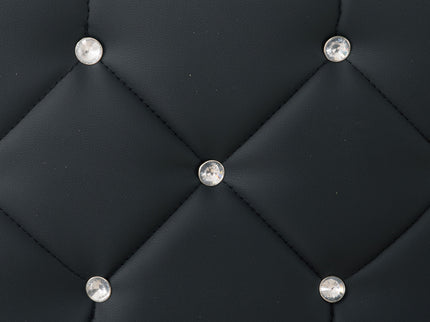 Platform Bed Frame With Adjustable Upholstered Headboard, RGB LED Lights, No Box Spring Needed