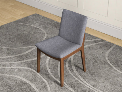 Laura - Mid-Century Modern Solid Wood Dining Chair (Set of 2)