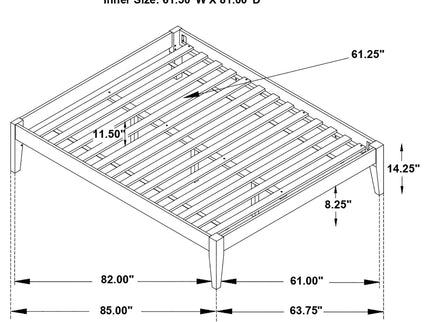 Ridgeview - Queen Storage Panel Bed With Low Profile Design - Black