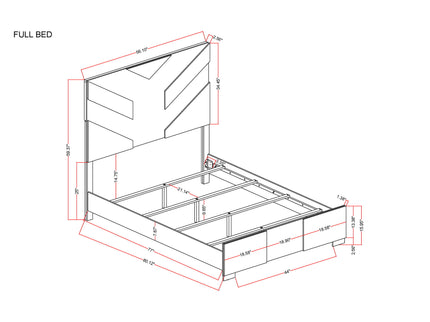 Prime - Bed With LED Headboard