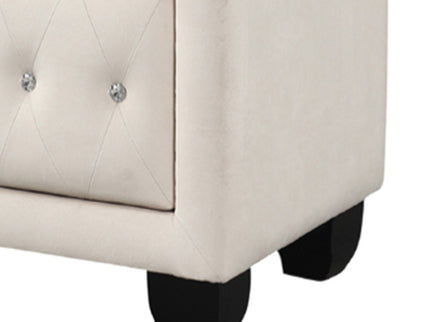 Sophia - 2 Drawer Upholstered Nightstand