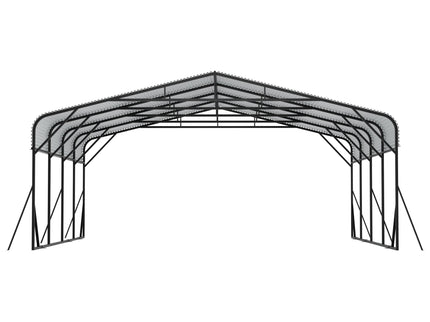 Heavy Duty Carport, All Weather Shelter - Black