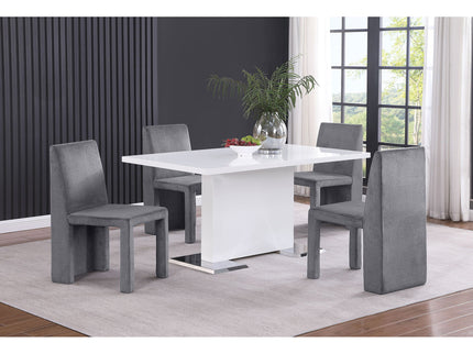 Santa Cruz - Upholstered Dining Side Chair (Set of 2) - Gray