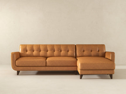 Allison - Mid-Century Modern Sectional Sofa Chaise