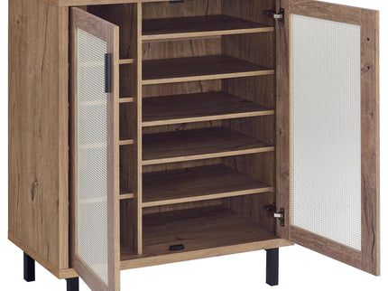 Stagg - 2 Door Shoe Storage Cabinet - Natural