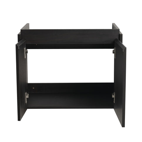 Modern Bathroom Vanity With Ceramic Basin, Wall Mounted Floating Sink Combo, Storage Cabinet