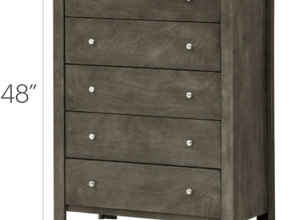 Transitional Elegant Storage Chest - Gray