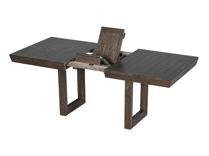 Topmax - 7 Piece Traditional Extendable Dining Table Set With Butterfly Leaf And 6 Upholstered Dining Table Set