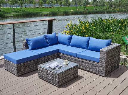 Patio Sofa With Cushions