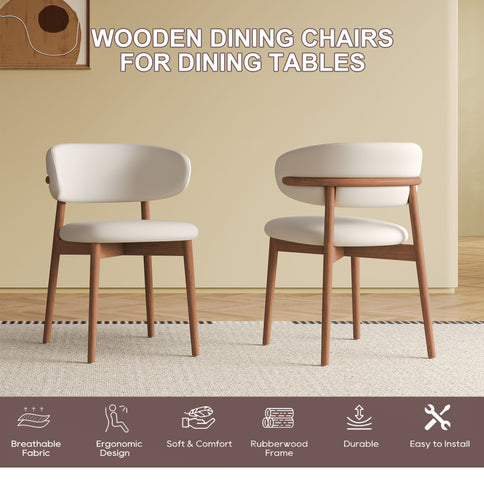 Mid-Century Modern Dining Chair (Set of 2)