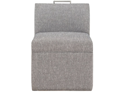 Della - Upholstered Castered Chair - Gray
