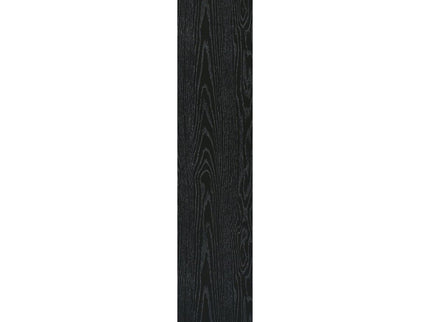 10 Shelf Open Back Bookcase With Geometric Design - Black