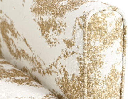 Push Back Upholstered Recliner Armchair