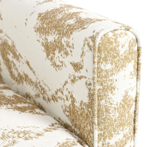 Push Back Upholstered Recliner Armchair