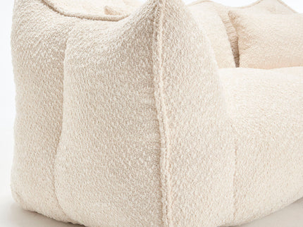 Comfortable Dual Beanbag Chair With High Resilience Foam Core For 2 People
