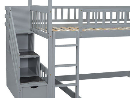 House Bunk Bed With Slide